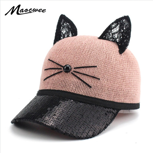 cat baseball caps