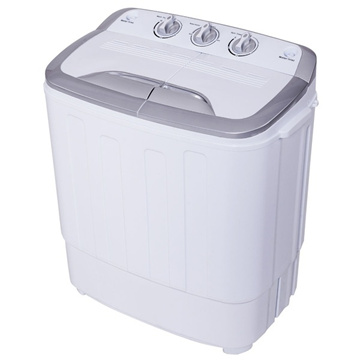 Gymax Portable Washing Machine Compact Twin Tub 20 lbs Capacity Washer  Spinner 