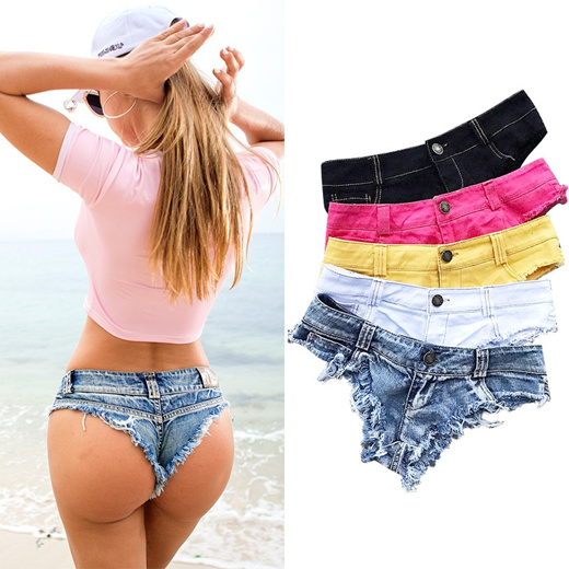 jeans mini shorts