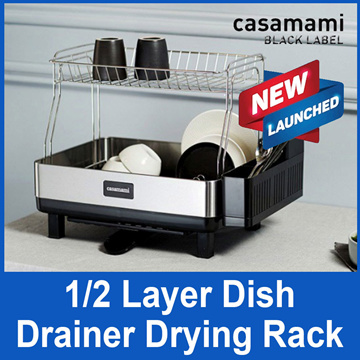 40cmBowl/Dish Drainer Rack Organizer Storage Cabinet Drawer Plate