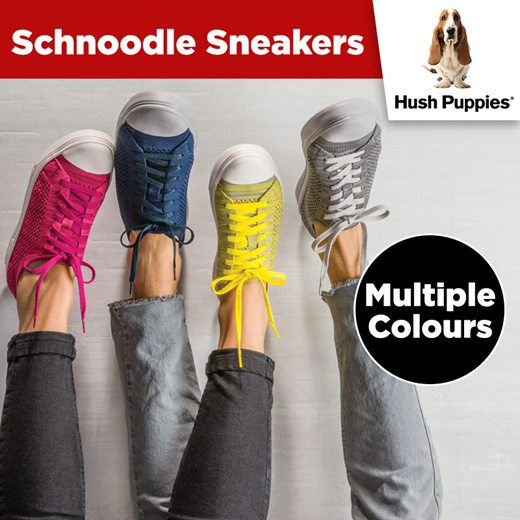 Hush puppies cheap schnoodle knit sneakers