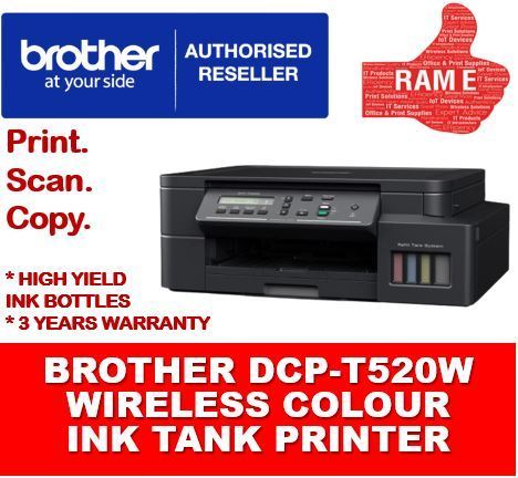 Qoo10 - Brother DCP-T520W / DCP-T820DW / MFC-T920DW Wireless Colour Ink ...