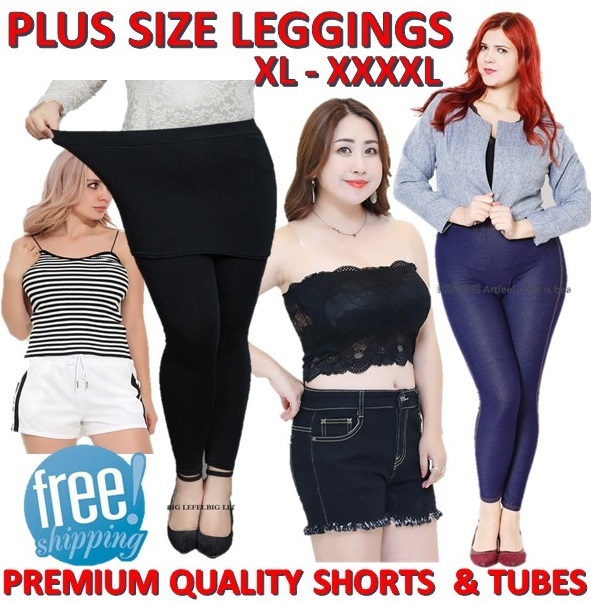 PLUS SIZE XL-XXXXL SALE?PREMIUM LEGGINGS?BRA?TUBES?SHORTS? PANTIES? OFFICE PANTS?EXPRESS SHPG Deals for only S$19.9 instead of S$19.9
