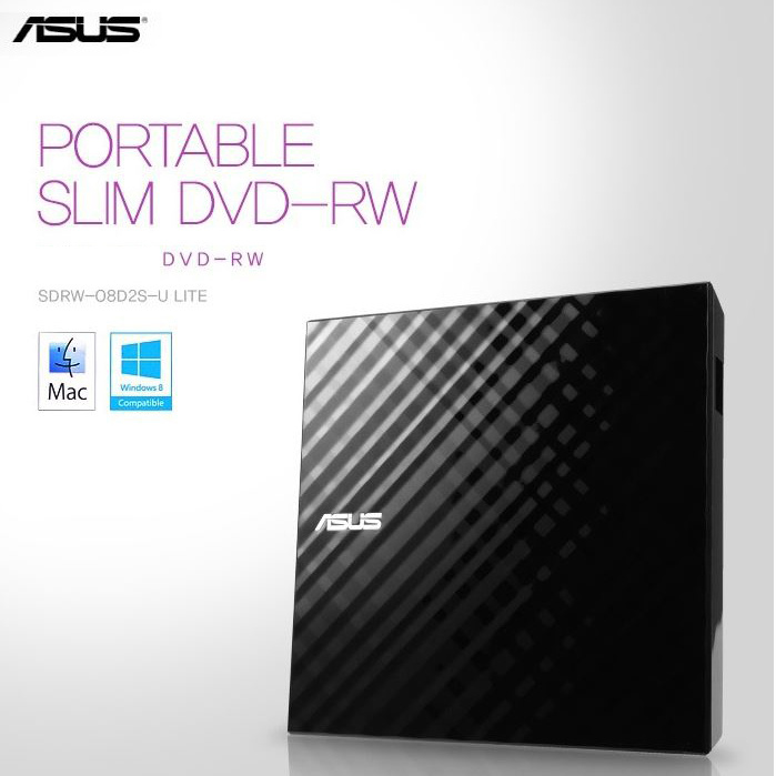 Qoo10 Asus Slim Portable Dvd Writer Sdrw 08d2s U Lite Dvd Recorder Usb New Computers Games