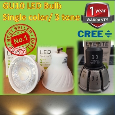 colour changing gu10 led spot light bulb