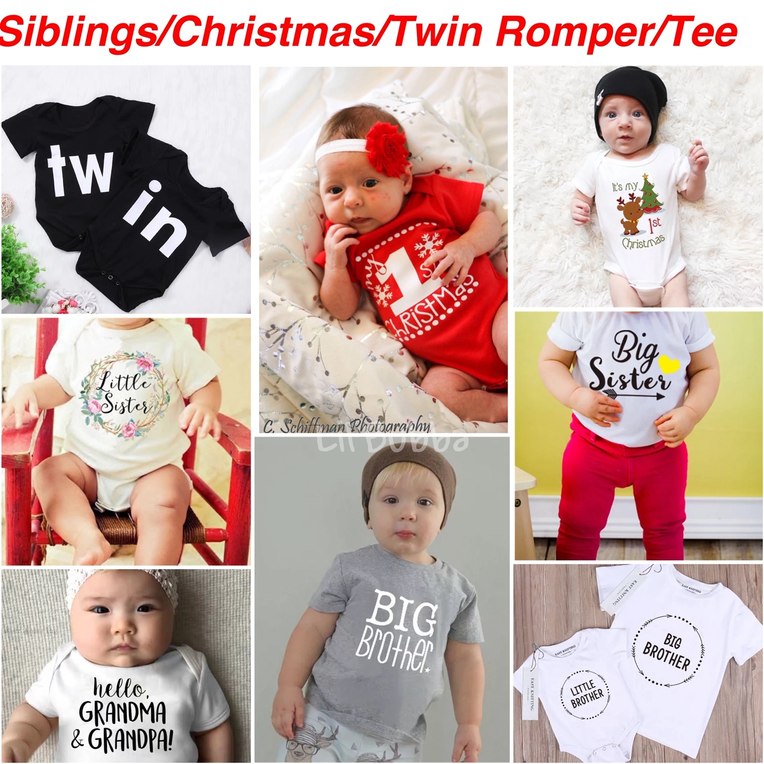 big brother little sister christmas outfits