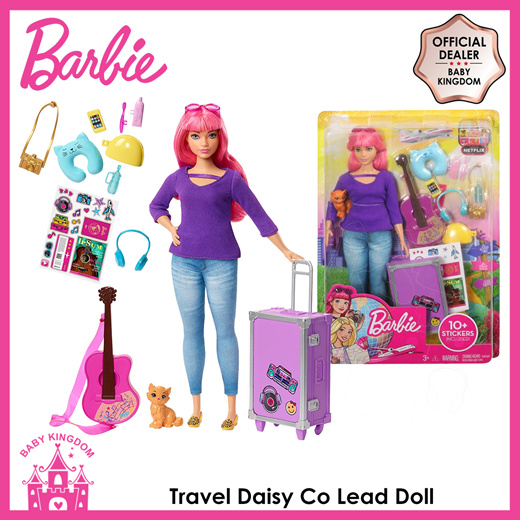 barbie travel lead doll