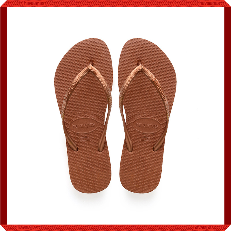 havaianas slim rust