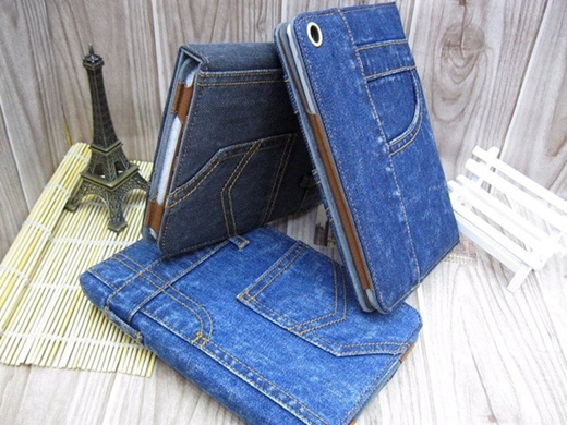 Qoo10 Classical Best Blue Jeans Pocket Design Leahter Book Style Case Cover Computer Game