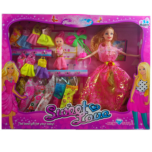 barbie doll toys set