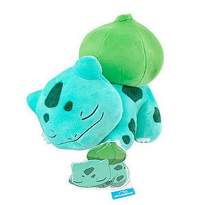 sleeping bulbasaur plush