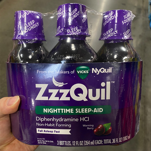 Qoo10 - ZzzQuil Sleep Inducer Sleep-Aid Insomnia Drinking Liquid 3-Pack ...