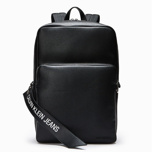 calvin klein logo banner backpack