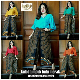 Womens Batik Pants_Batik Cullote/Jogger_Modern Batik_Allsize Fit to XL