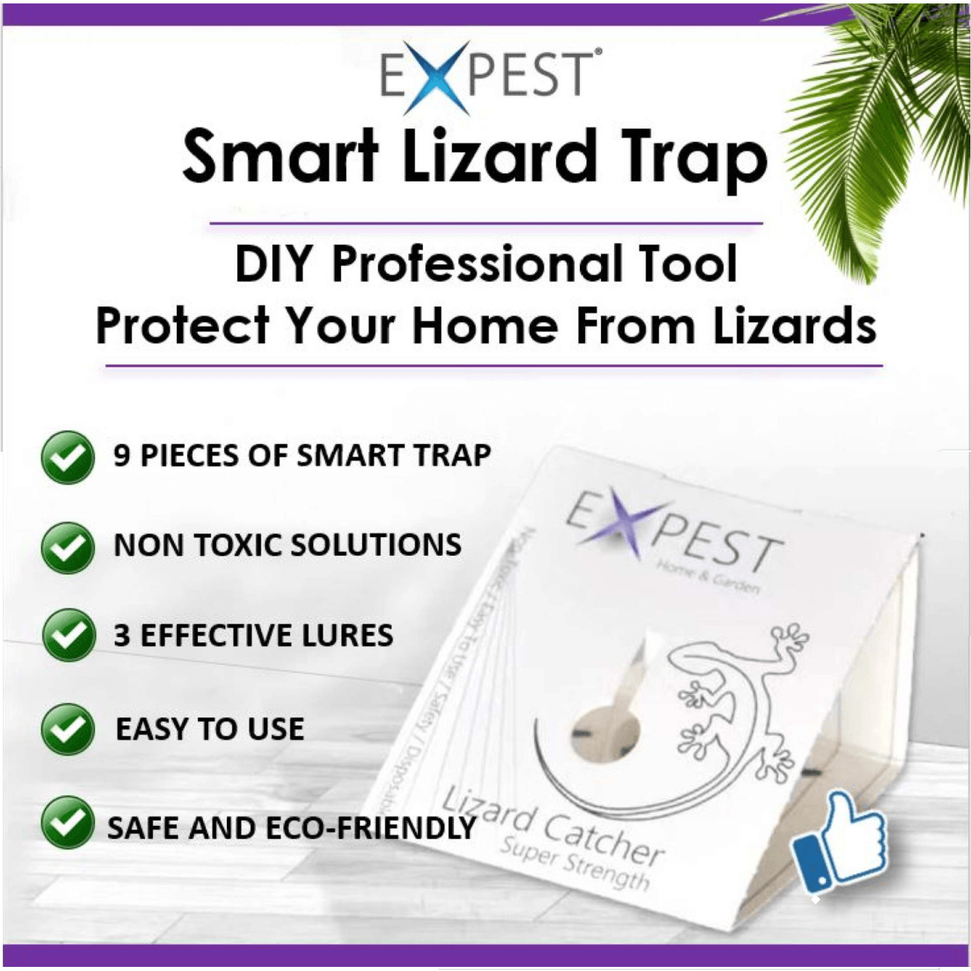 Qoo10 - Simple DIY Lizard (Cicak/Gecko) Sticky Smart Trap : Household &  Bedding