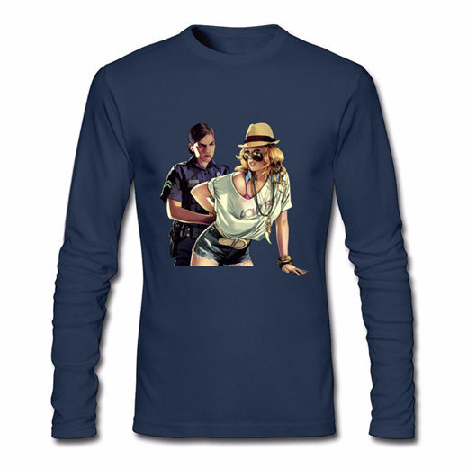 Qoo10 Games T Shirt Gta 5 Grand Theft Auto Mens T Shirt Xxl Custom Long Slee Sportswear