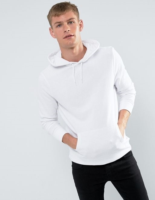 new look white hoodie