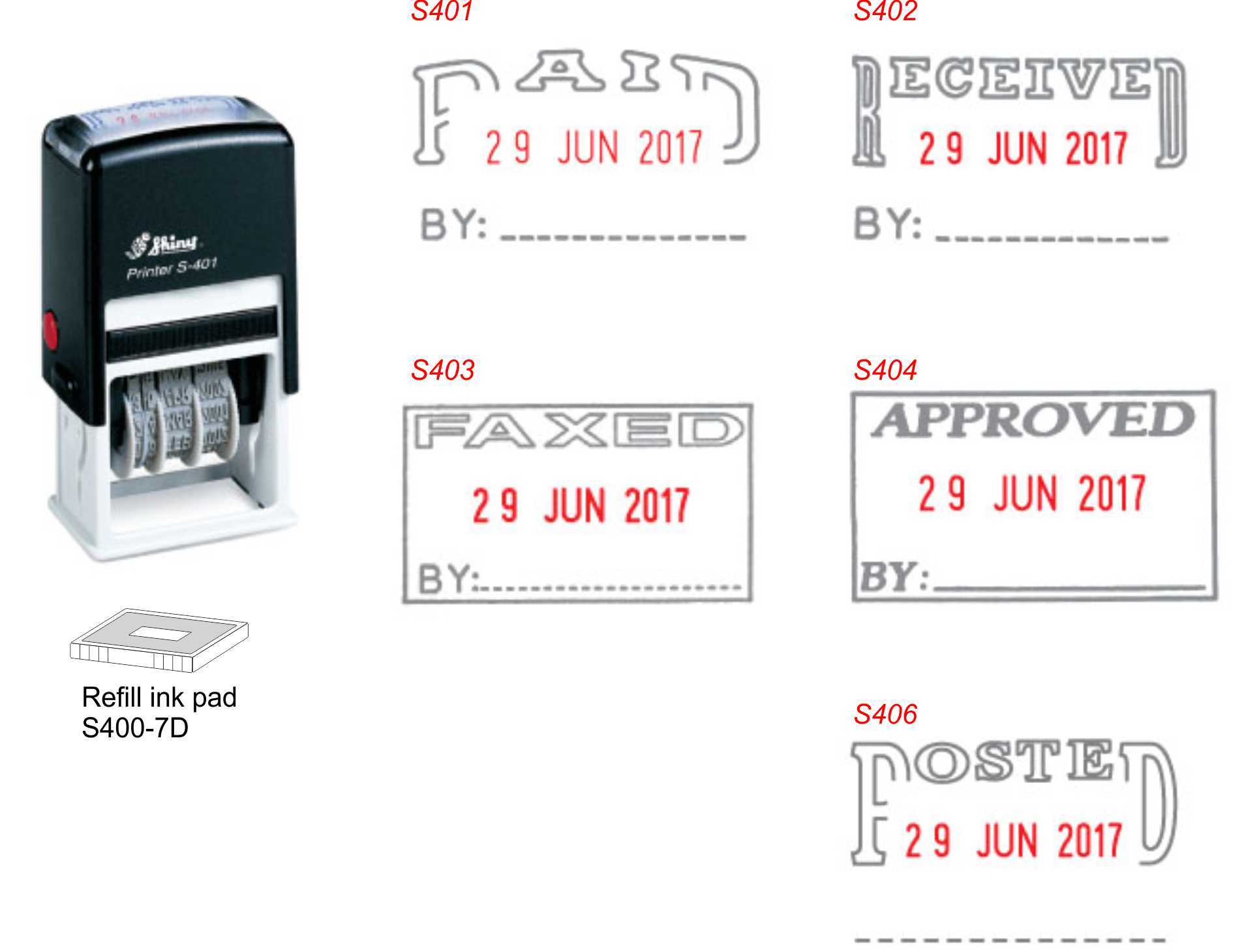 Qoo10 Date Stamp Stationery & Supplies