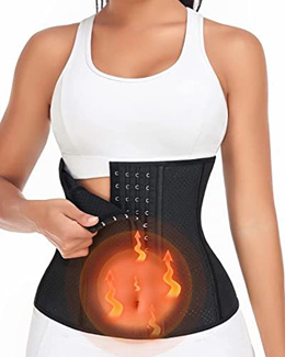 Waist Trainer and Trimmer Belt For Men & Women Plus-Size 10 wide