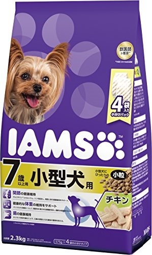 アイムス Iams 7歳以上用 シニア 小型犬用 チキン 小粒 2 3kg 575g 4 ドッグフード ドライ