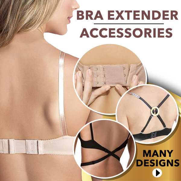 clear back bra extenders