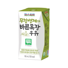 무항생제 바른목장 멸균우유 250ml/18팩