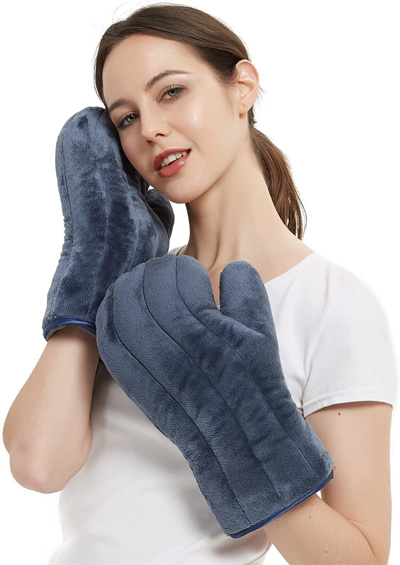 microwave heatable gloves