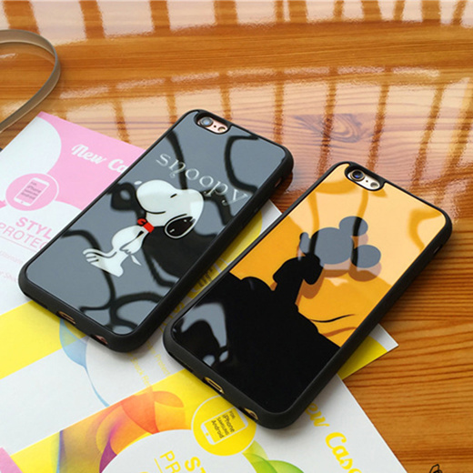 Qoo10 Iphone7 ケースミッキースヌーピー Cell Phone Accessories