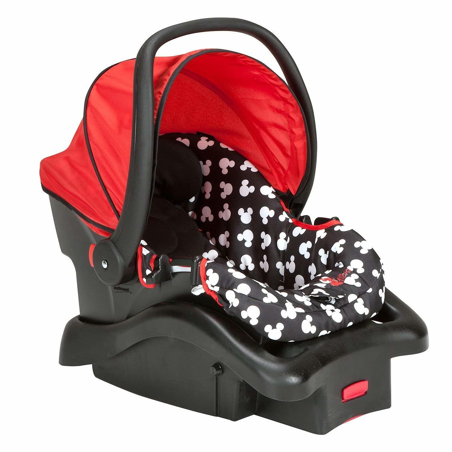 mickey mouse infant car seat and stroller