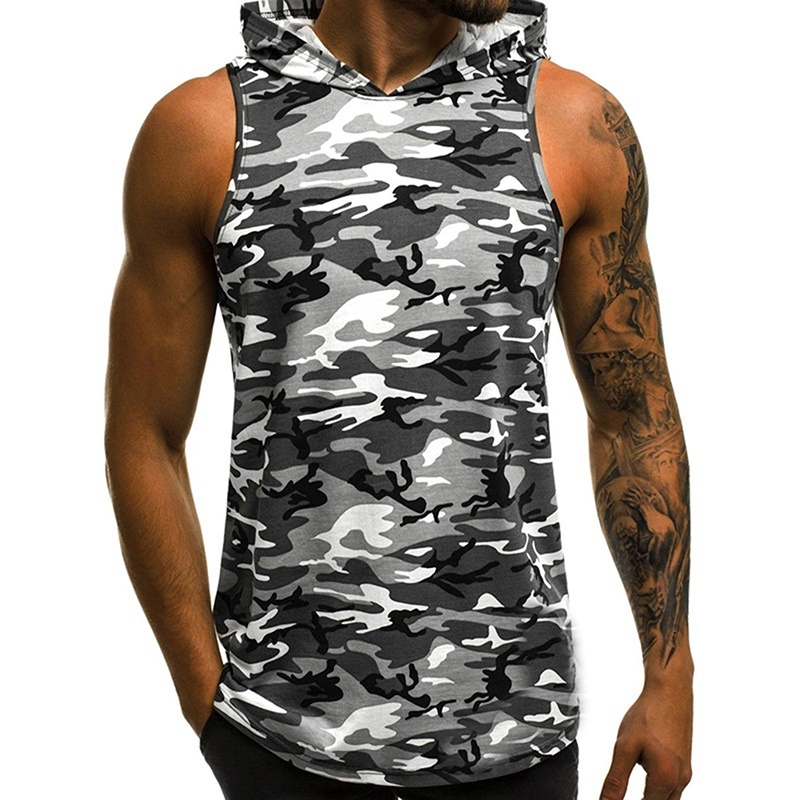 sleeveless hoodie vest