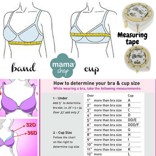Measuring Tape For Determining Bra Size