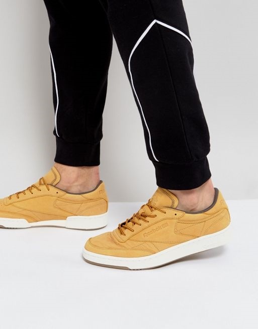 reebok club c tan