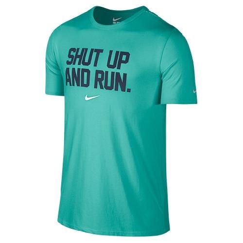 nike shut up and run t shirt