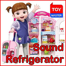 ◆KONGSUNI◆Young Toys Korea Sound Refrigerator Carrier Toy Set with Melody Refrigerator Role Play