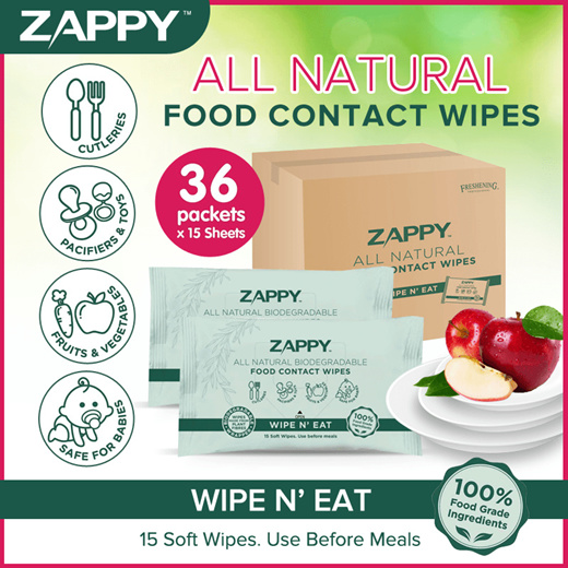 Zappy Lifestyle Household & Kitchen Antibacterial Wet Wipes