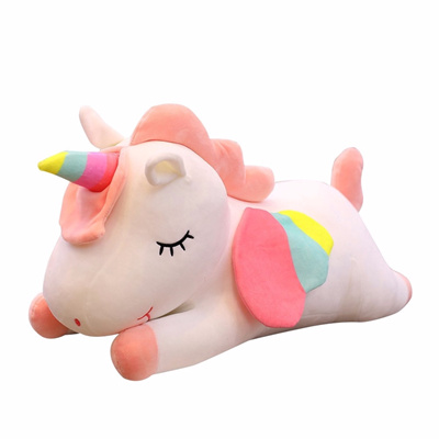 Blue Panda Unicorn Plush Toy Rainbow Unicorn Stuffed Animal Gold Horn Kids Sonstige - domo panda roblox