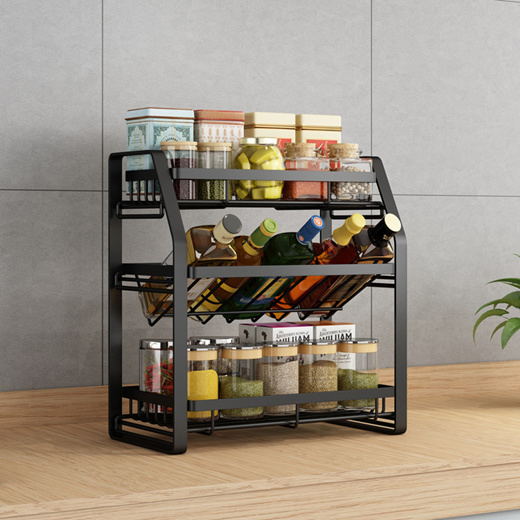 Qoo10 - Boltless Steel Kitchen Spice Rack Kitchen Sink Organizer ...