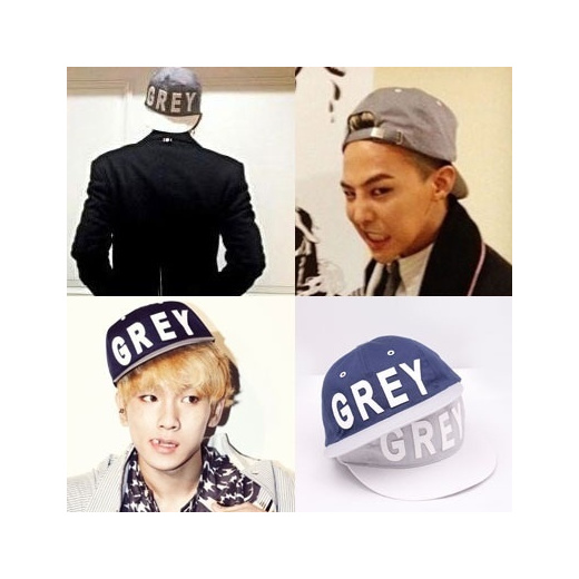 Qoo10 限定販売 Bigbang ビックバン Grey 着用 韓国 帽子 Gd Key Capハットキャップnew Bigbang Grey C Jewelry Access