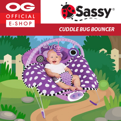 sassy cuddle bug bouncer