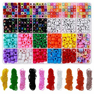 1000Pcs Hair Beads for Girls Pony Beads Beading Kits Vietnam