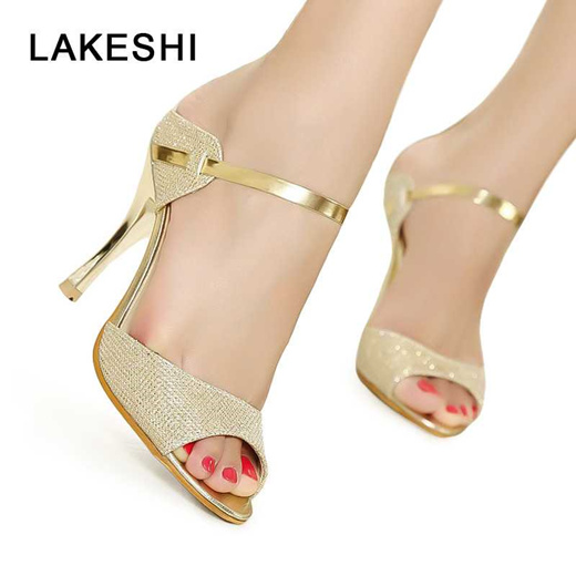 gold heels sale