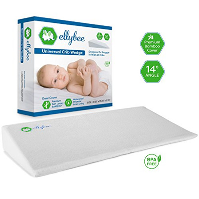 Qoo10 Ellybee Universal Crib Wedge Pillow For Baby Crib Mattress