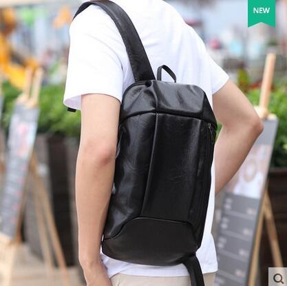 mens mini leather backpack