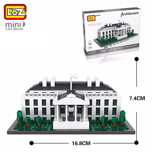 mini building blocks white house