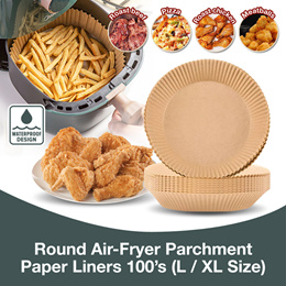 8/4/2/1Pcs Air Fryer Silicone Pot Basket Reusable Square Or Round Airfryer  Oven Baking Silicone Mold Tray Pizza Fried Chicken - AliExpress