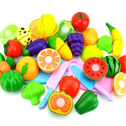 plastic fruit and vegetables toys