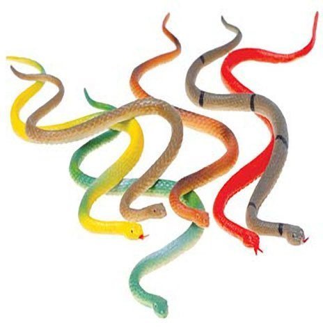 fake plastic snakes