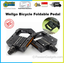 Wellgo F265 Bicycle Aluminium Foldable Foot Pedal 1 Pair for Brompton Dahon Java Fnhon Foldable Bike
