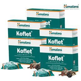Himalaya Koflet LOZENGES Candy 10 pcs x 5 boxes (total of 50 candy)