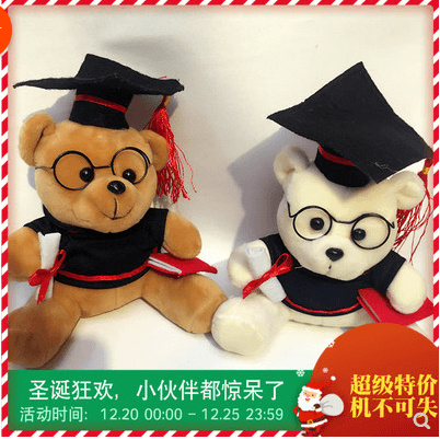 graduation plush toys